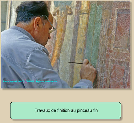 Restauration de la peinture du Génie